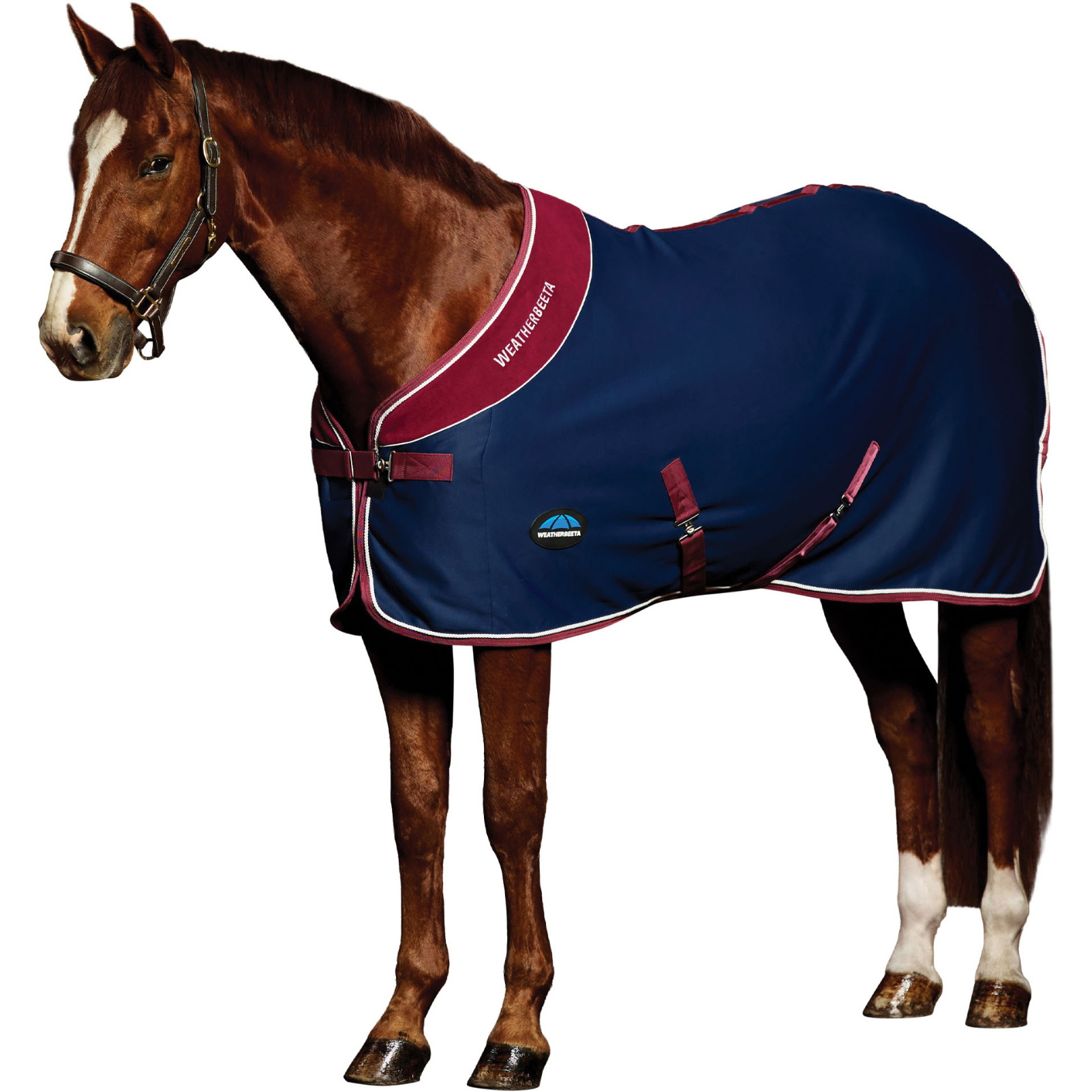 2025 WeatherBeeta Opulence Show Sheet Standard Neck 1024534 - Navy